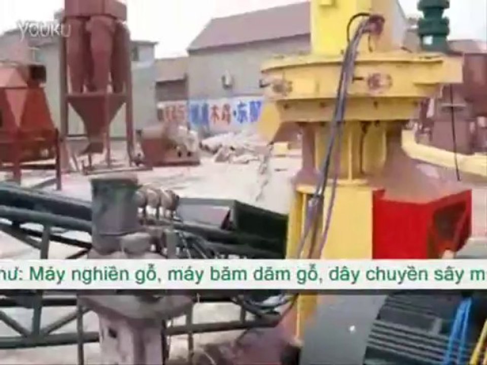 Dây chuyền sản xuất viên nén mùn cưa