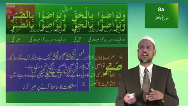 Understand Quran and Salah The Easy Way Part 8a_Al-Asr Lesson Urdu Short Course 1
