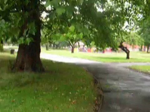memories of david hemmings on a wet morning at ardwick green park manchester uk