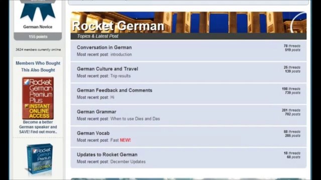 Learn German Online - Rocket German Language Course (Free Trial)