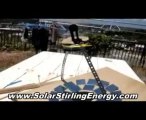 BANNED - Off The Grid Solar Stirling Energy Generator - Solar Stirling Plant