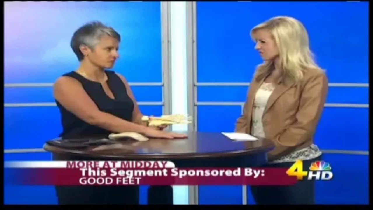 Nashville Plantar Fasciitis Relief Good Feet Store WSMV TV foot pain heel toe fascia pain