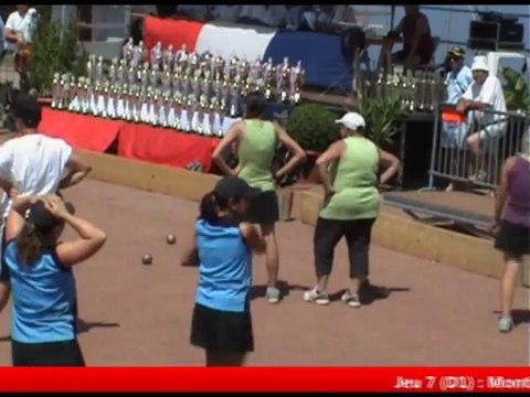 Fin demi F1+2 et -18 ans, Championnat de France Quadrettes, Sport-Boules, Thonon-Evian 2013