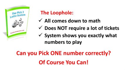 Pick 3 Lottery System 7
