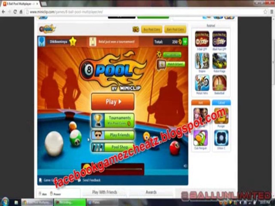# Miniclip Table/Cue Hack STILL WORKING - 8 ball multiplayer pool HACK miniclip