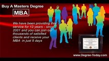 Buy An MBA Degree - Buy MBA Degree