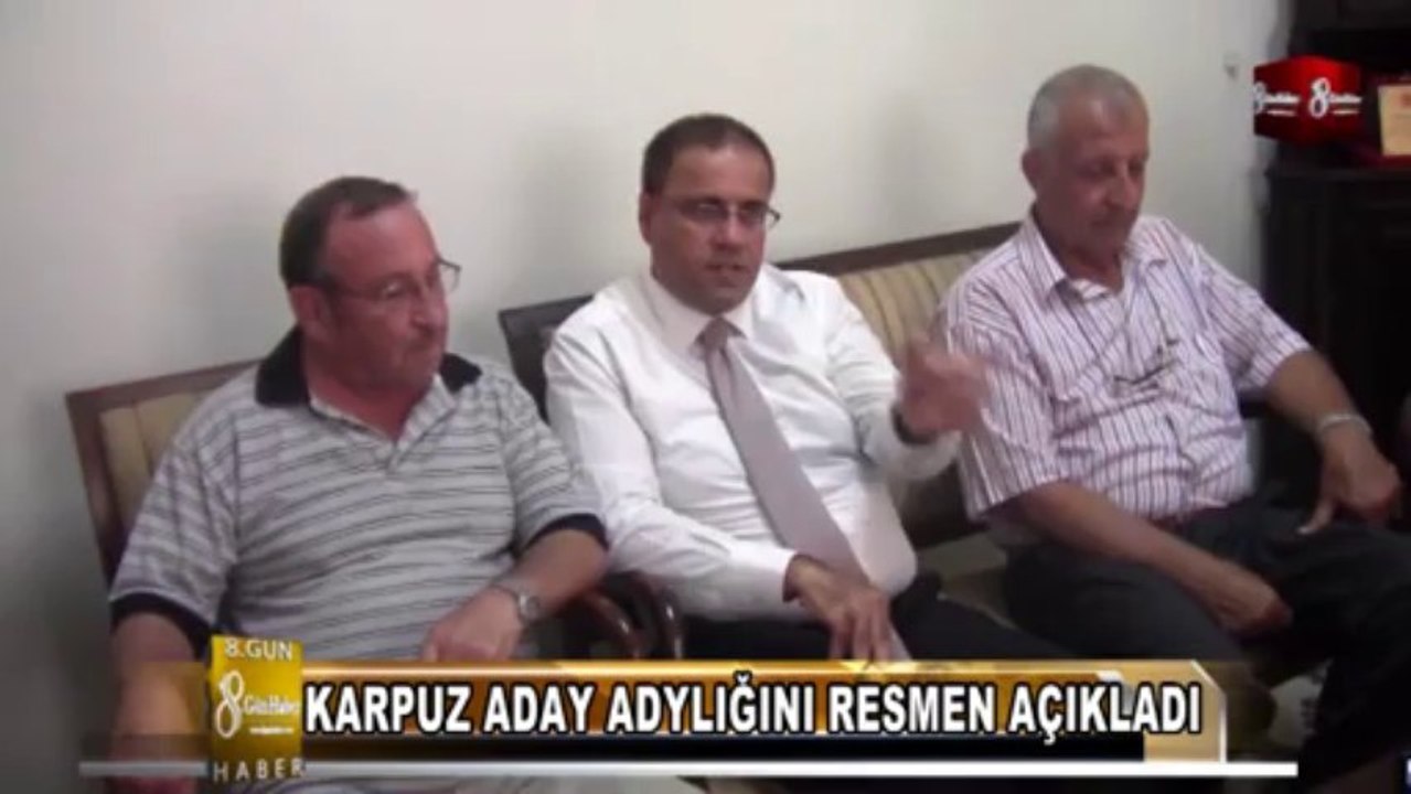 NİHAT KARPUZ ARSUZ ADAY ADAYLIĞINI AÇIKLADI 8.GÜN HABER