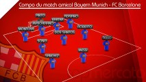Les compos probables du match Bayern Munich vs FC Barcelone !