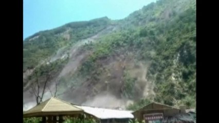 Massive landslide in Sichuan
