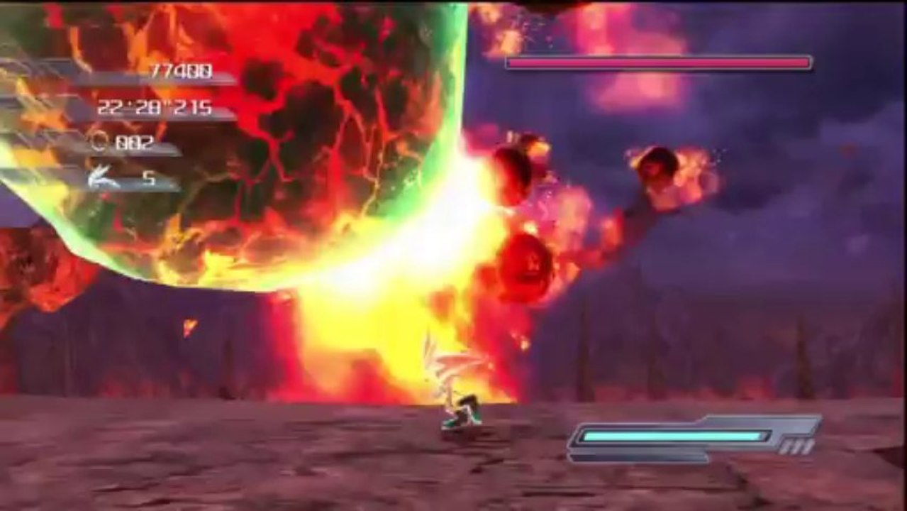 Sonic The Hedgehog - Silver - Combat de Boss