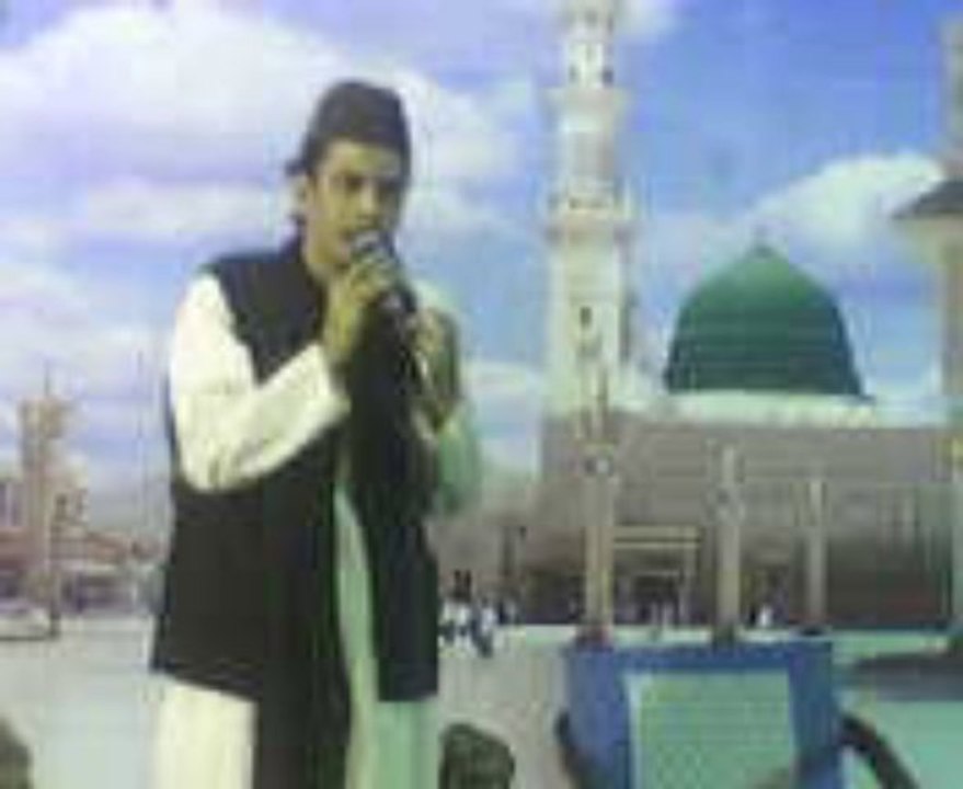 Sahibzada Usama Ali Khan Warsi Shehshah-e-Niqabat  Comparing at Mehfil-e-Naat Karachi, Sindh, Pakistan