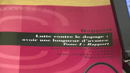 [Entretien] Présentation du rapport de la commission d'enquête sur l'efficacité de la lutte contre le dopage