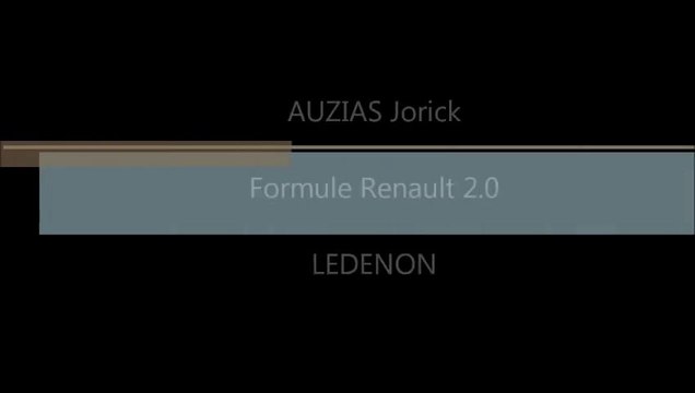 Formule Renault 2.0 Ledenon onboard