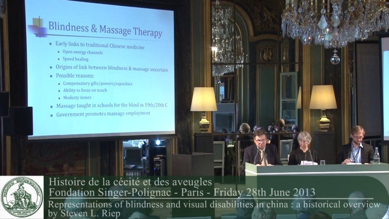 The history of blindness and the blind : Steven L.Riep - English version