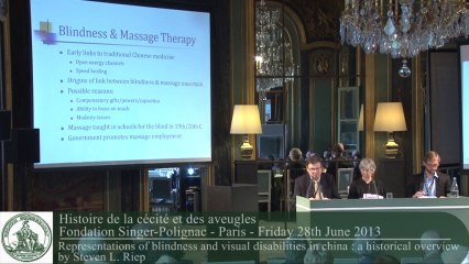 The history of blindness and the blind : Steven L.Riep - English version