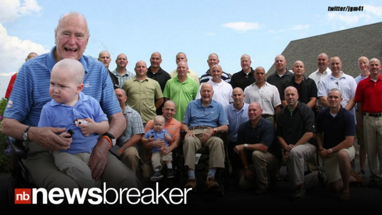 BALD PRESIDENT: George H. W. Bush Shaves His Head to Support Boy Battling Cancer