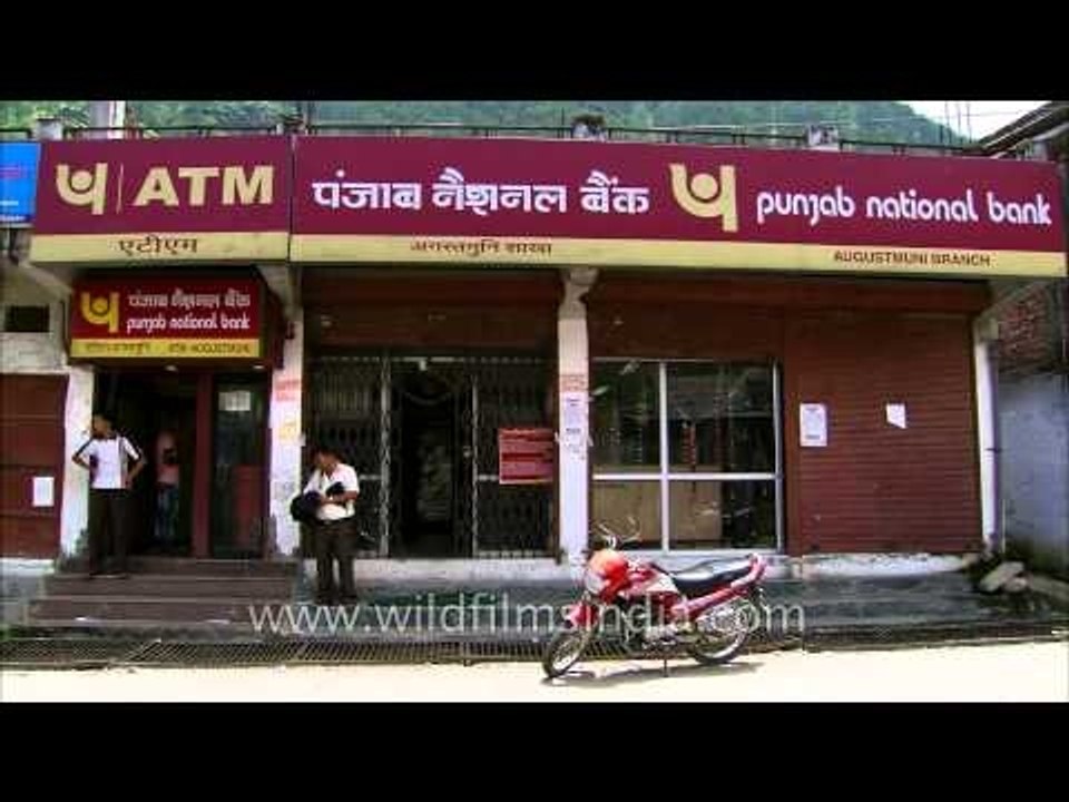 Punjab National Bank ATM and branch function through the Uttarakhand floods