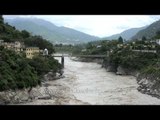 The bridges which could not be swept away by the water