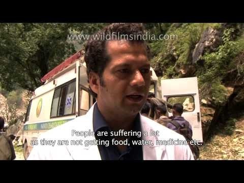 Villagers and Doctor speak about flood relief camp in Uttarakhand