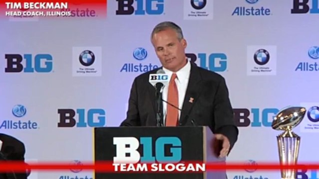 Big Ten Media Day: Illinois coach Tim Beckman