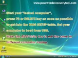 How to Unlock Windows Vista Admin Password by Using USB