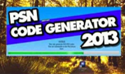 PSN Code Generator 2013 + PROOF! NEW NO SURVEYS OR PASSWORDS! -