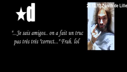 SHAKA PONK A LILLE LE 21.12.12@DAVIDEO