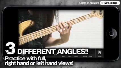 Bass Guitar Super Lesson by KenKen #1 for iPhone (PV)