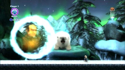 The Smurfs 2 Movie (PS3, X360, Wii) - Video Game Walkthrough Part 4 [Artic Tundra]