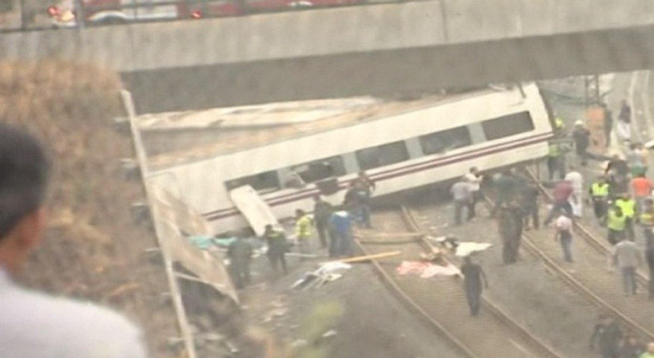 Espagne : déraillement meurtrier à Saint-Jacques-de-Compostelle