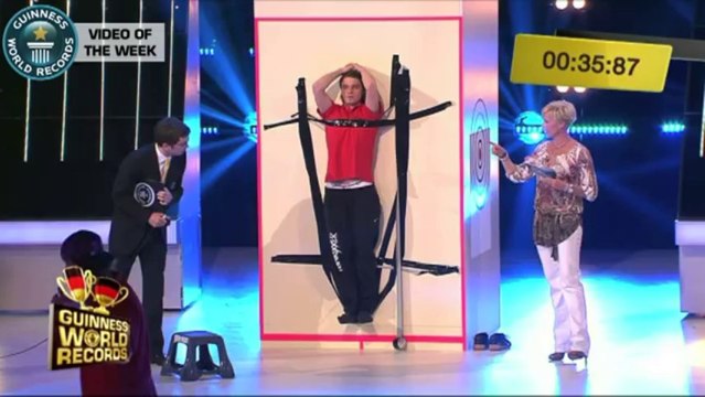 Fastest time to tape a person to a wall Video of the Week 16th May Guinness World Records
