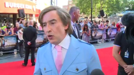 Alan Partridge feels 'pretty creamy' at Alpha Papa premiere