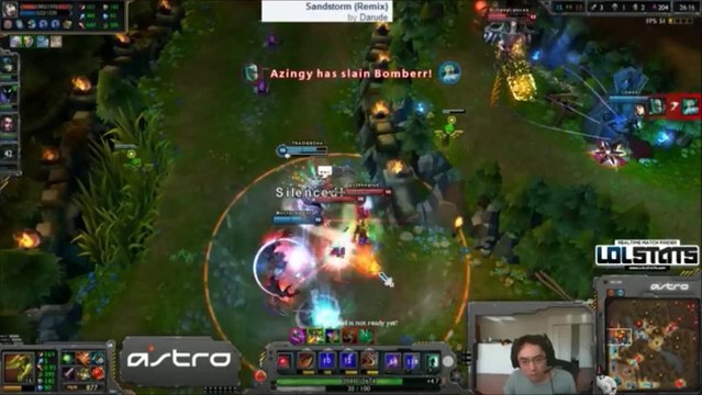 TheOddOne quadrakill en musique - League of legends - team-aaa.com