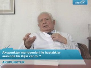 Akupunktur meridyenleri ile hastalıklar arasında bir ilişki var mı ?