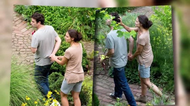 Katie Holmes Gets Affectionate With Luke Kirby