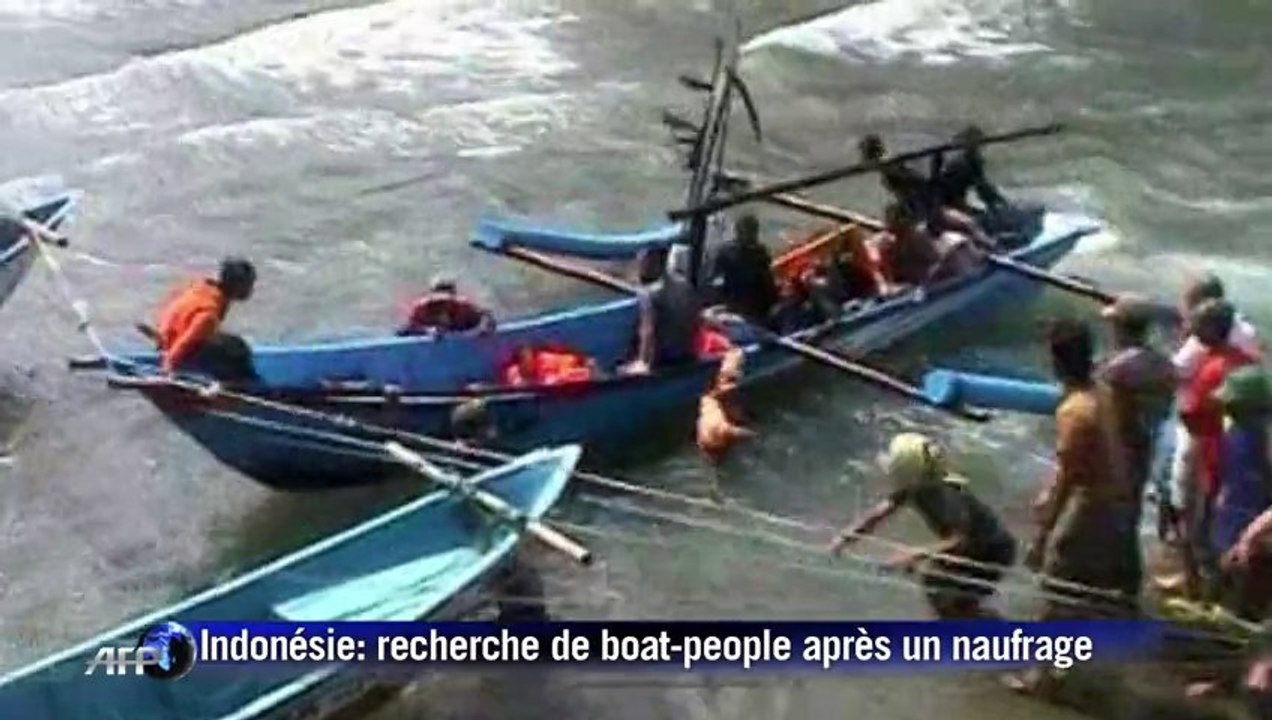 Indonésie : les recherches de boat-people continuent après un naufrage
