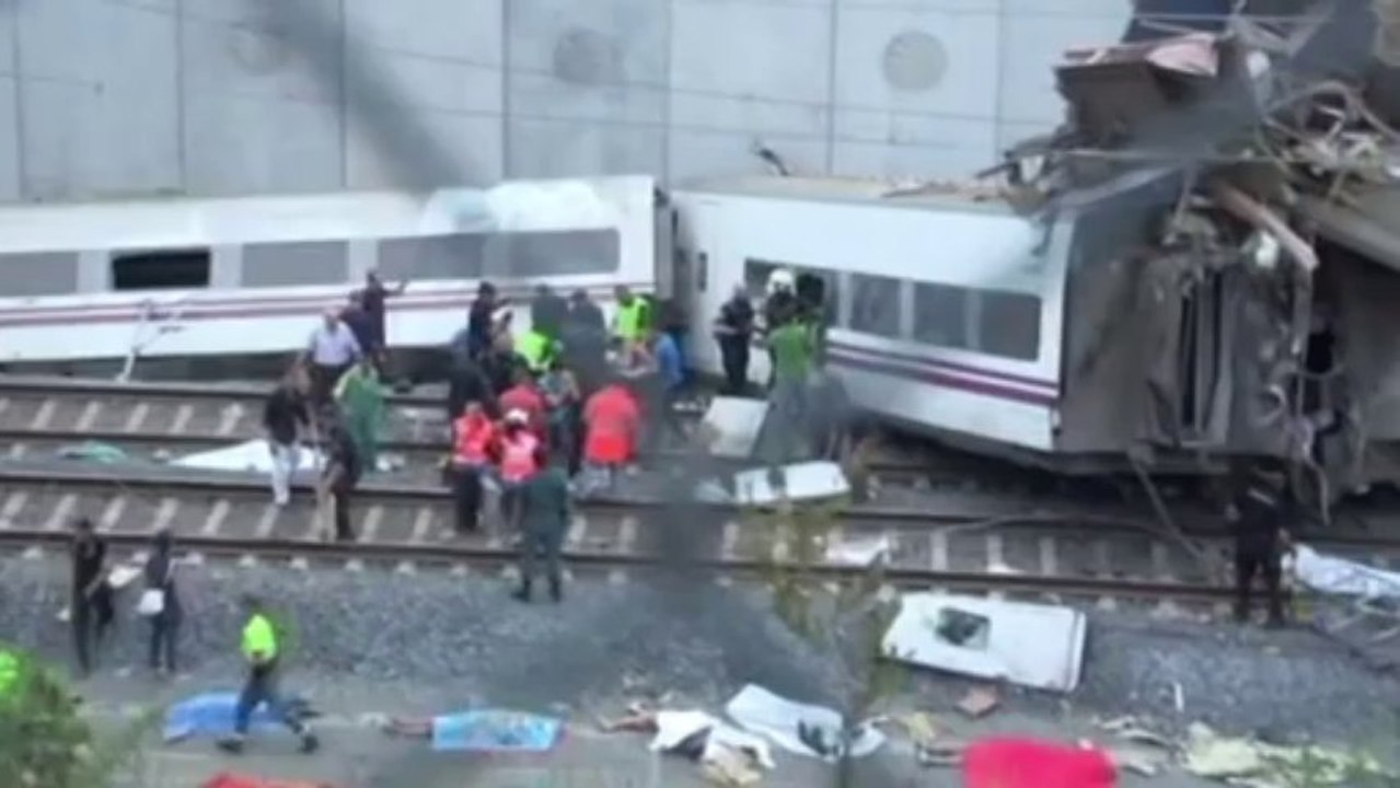 Dutzende Tote bei Zugunglück in Spanien