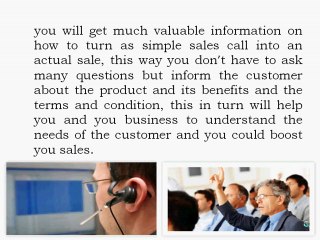 Telephone Skills for enhancing consumer base!