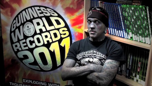 Meet The Record Breakers - Lucky Diamond Rich, the most tattooed person - GWR profile of the month
