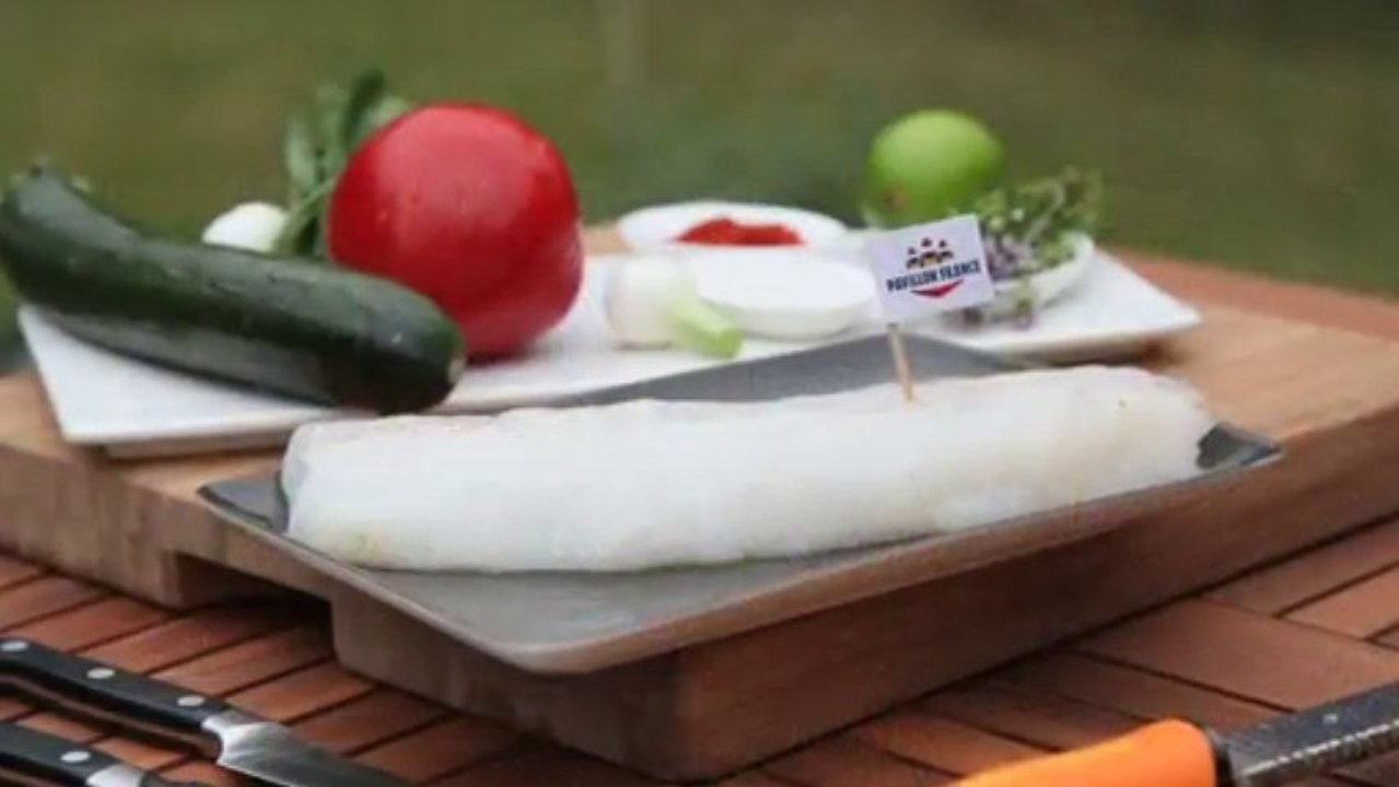 Papillote de lotte sur la braise - 750 Grammes
