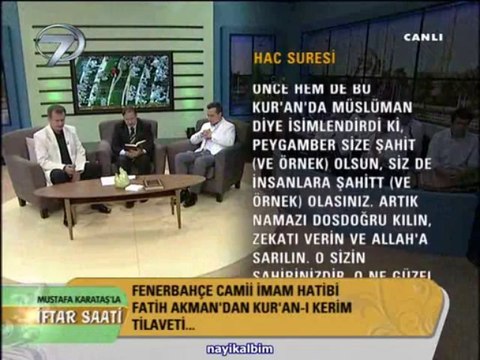 Fatih Akman Hac Ramazan 2013