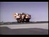 Airplane crash B-52 military plane