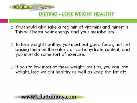 Dieting - Lose Weight Healthy