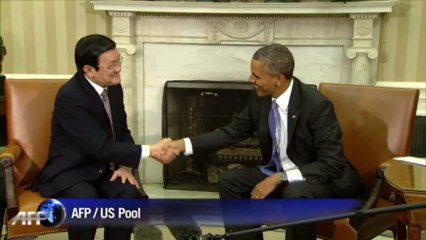 Obama interpelle le président vietnamien sur les libertés