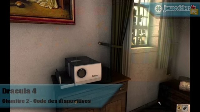 Dracula 4 : L'Ombre Du Dragon - Solution - Chapitre 2 : Énigme du code de la diapositive