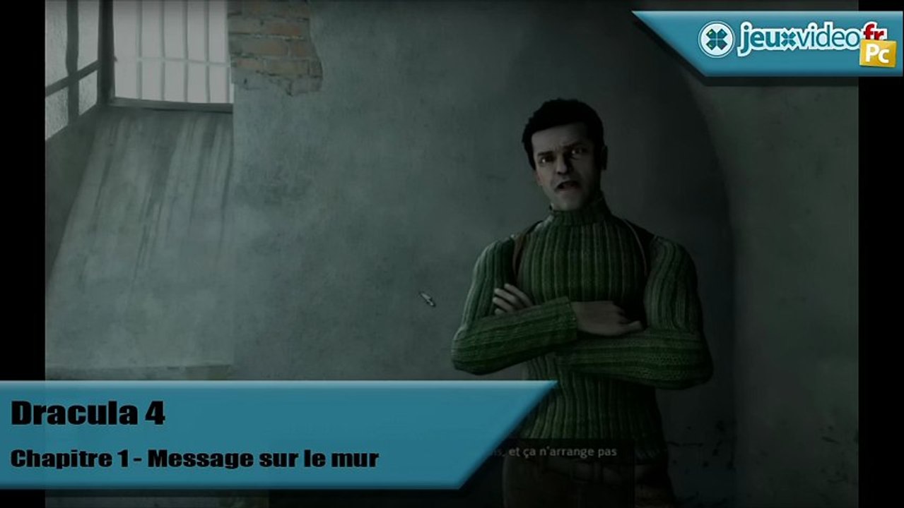 Dracula 4 : L'Ombre Du Dragon - Solution - Chapitre 1 : Énigme du message sur le mur