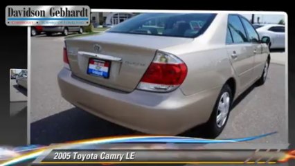 2005 Toyota Camry LE - Davidson-Gebhardt Chevrolet, Loveland Denver Boulder