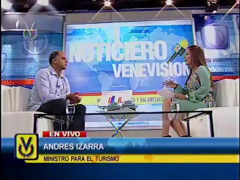 (Vídeo) Entrevista Venevision Andrés Izarra, ministro para el Turismo