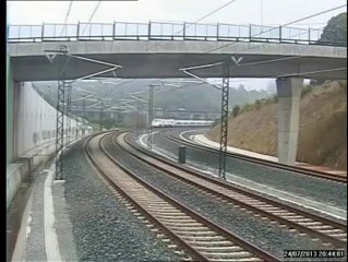 Vidéo du déraillement du train de Saint-Jacques-de-Compostelle