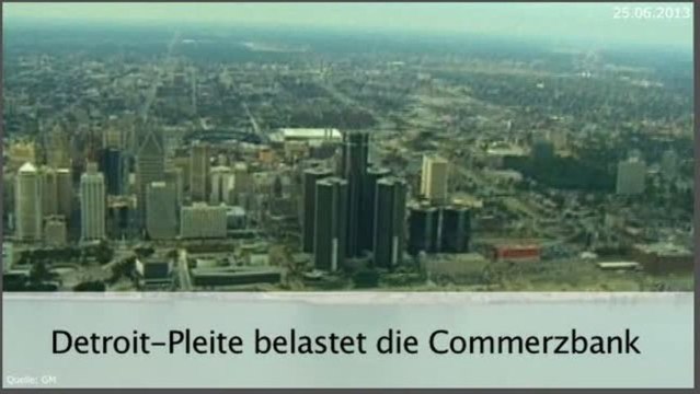 Aktie im Fokus: Detroit-Pleite erwischt die Commerzbank